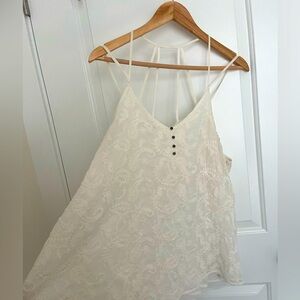 Summer Lace A Line Cami Maurice’s Size 1x Cream Color / off white